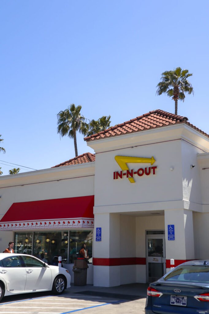 Visiting Los Angeles In N Out Burgers