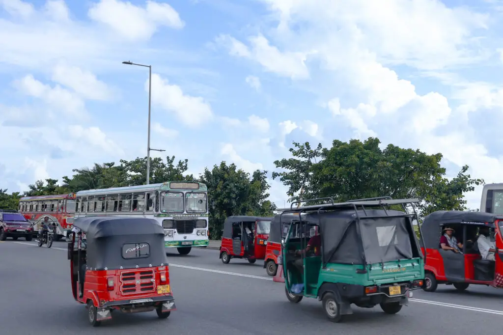 Transito no Sri Lanka