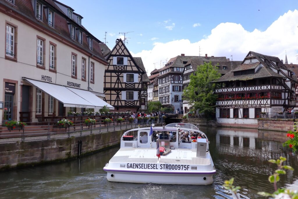 Boat ride in Strasbourg