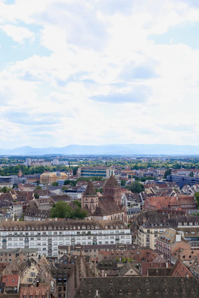 Coisas a fazer em Estrasburgo França Vista da Catedral de Estrasburgo