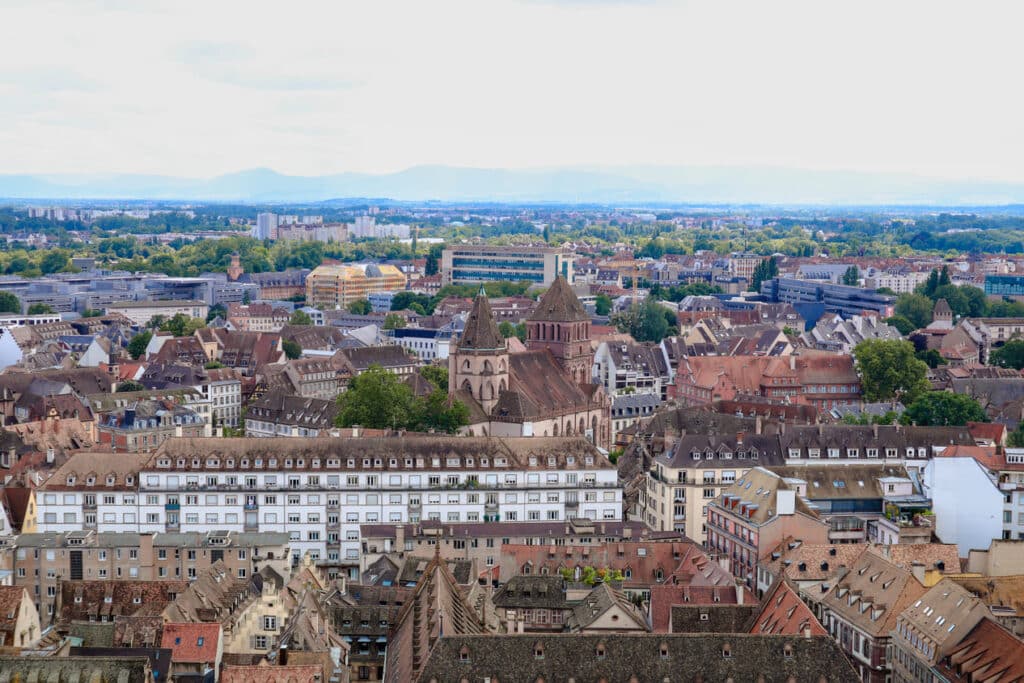 Coisas a fazer em Estrasburgo França Vista da Catedral de Estrasburgo