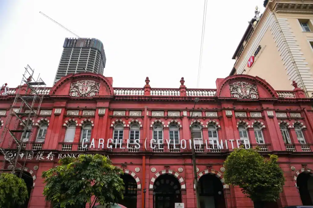 Colombo Itinerary Red & White Cargills Building