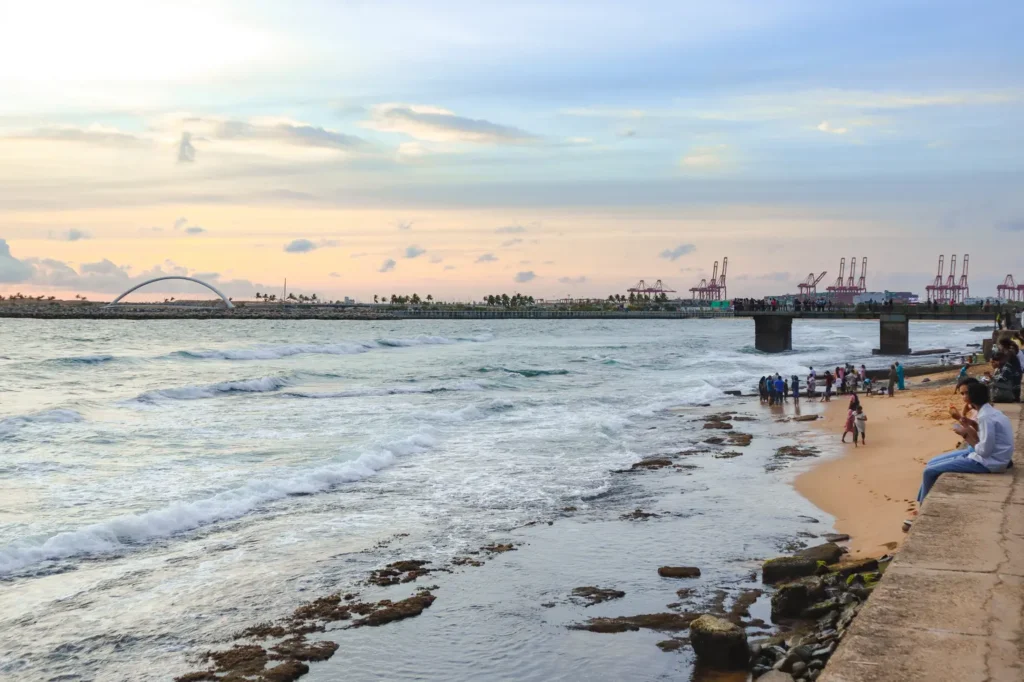 Um dia em Colombo Galle Face Green