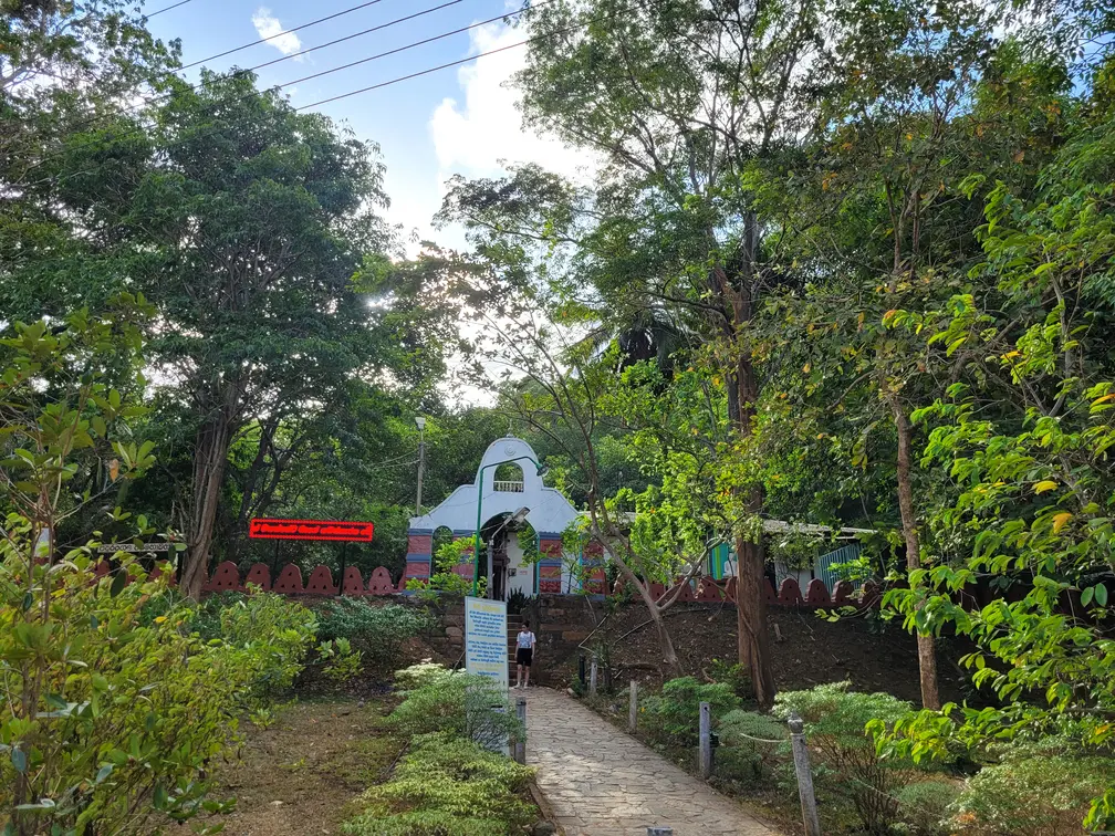 Entrance to the ticket office of Pidurangala Rock