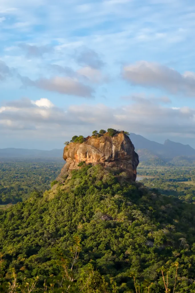 View of the Lion Rock from Pidurangala Rock 2