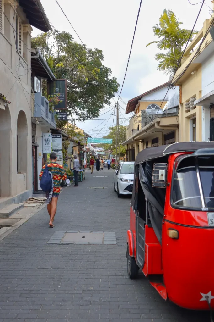 Ruas de Galle Sri Lanka