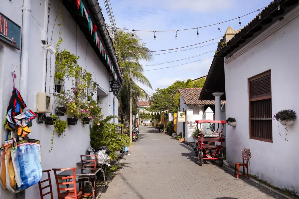 Ruas de Galle Sri Lanka