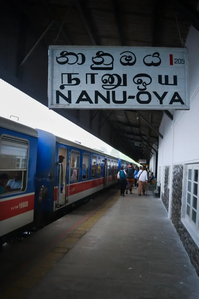 Ultimate guide to Ella to Kandy Train Nanu Oya train station 2