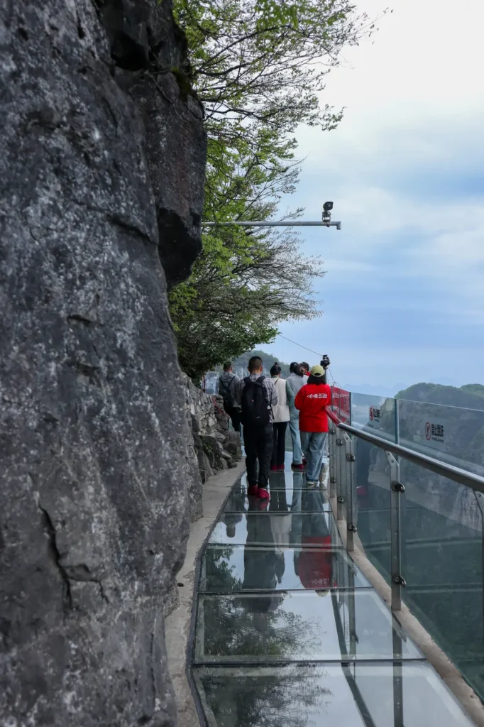Roteiro da Montanha Tianmen Passadiços em vidro