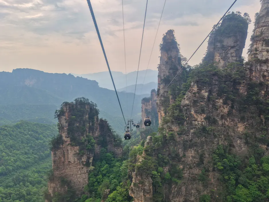 Tianzi Cable Car at Zhangjiajie National Park