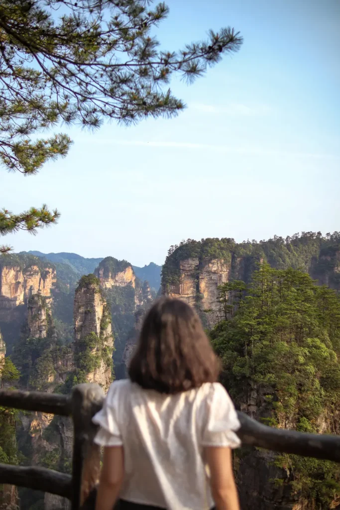 Viewpoint at Yuanjiajie in Zhangjiajie National Park