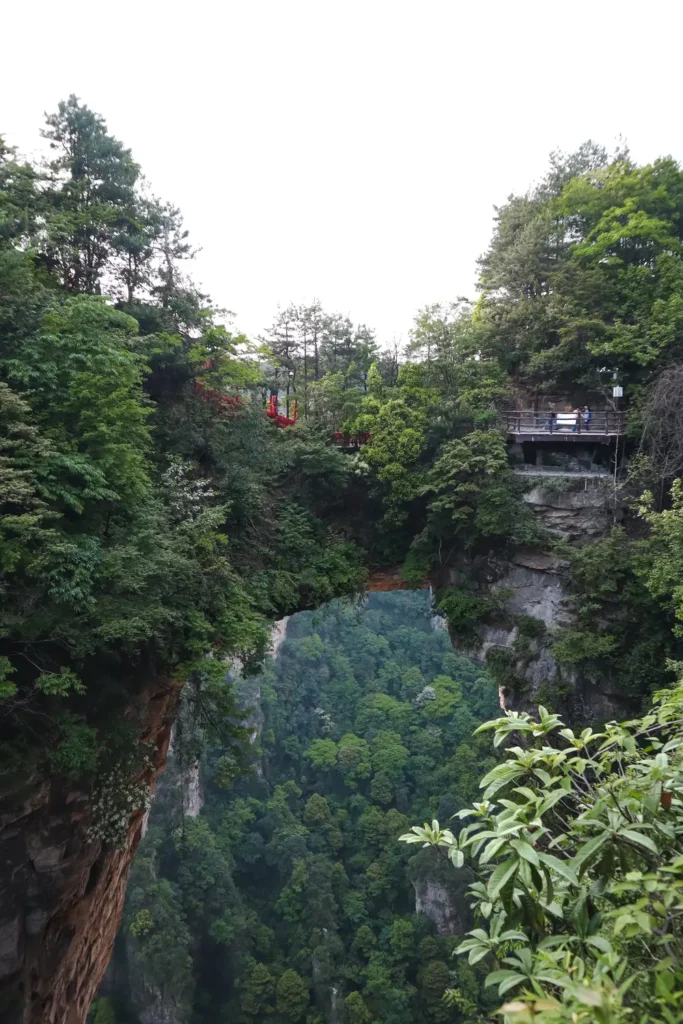 What to visit in Zhangjiajie Yuanjiajie First Bridge Under Heaven