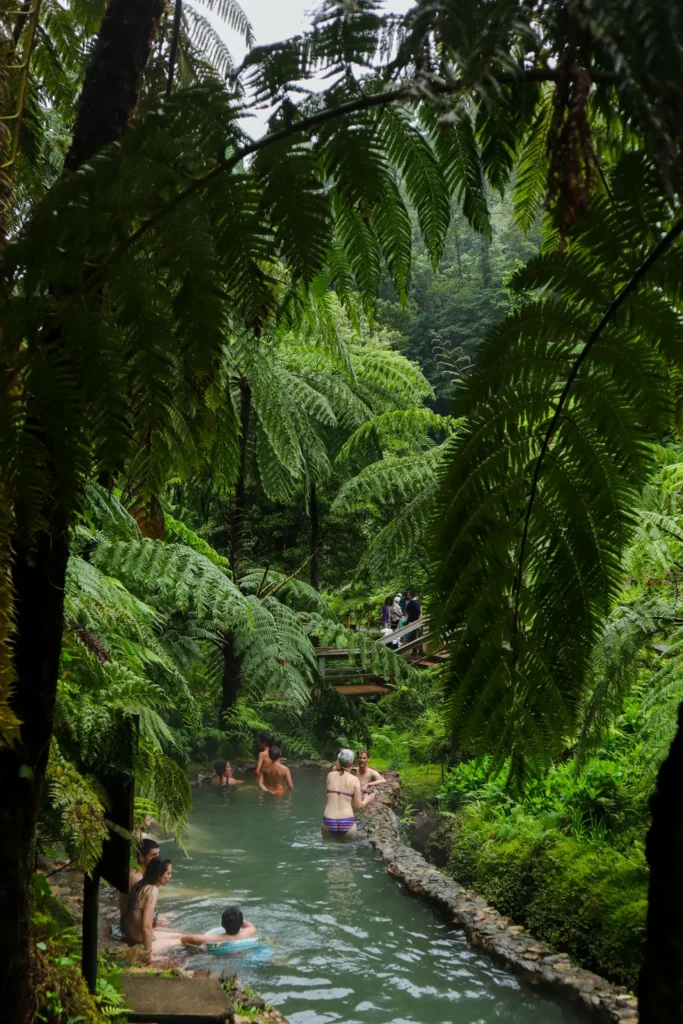 São Miguel Itinerary: 5 days chasing waterfalls, lakes, and hot springs in the Azores (+map) 45 Thermal baths at Caldeira Velha in Sao Miguel 3