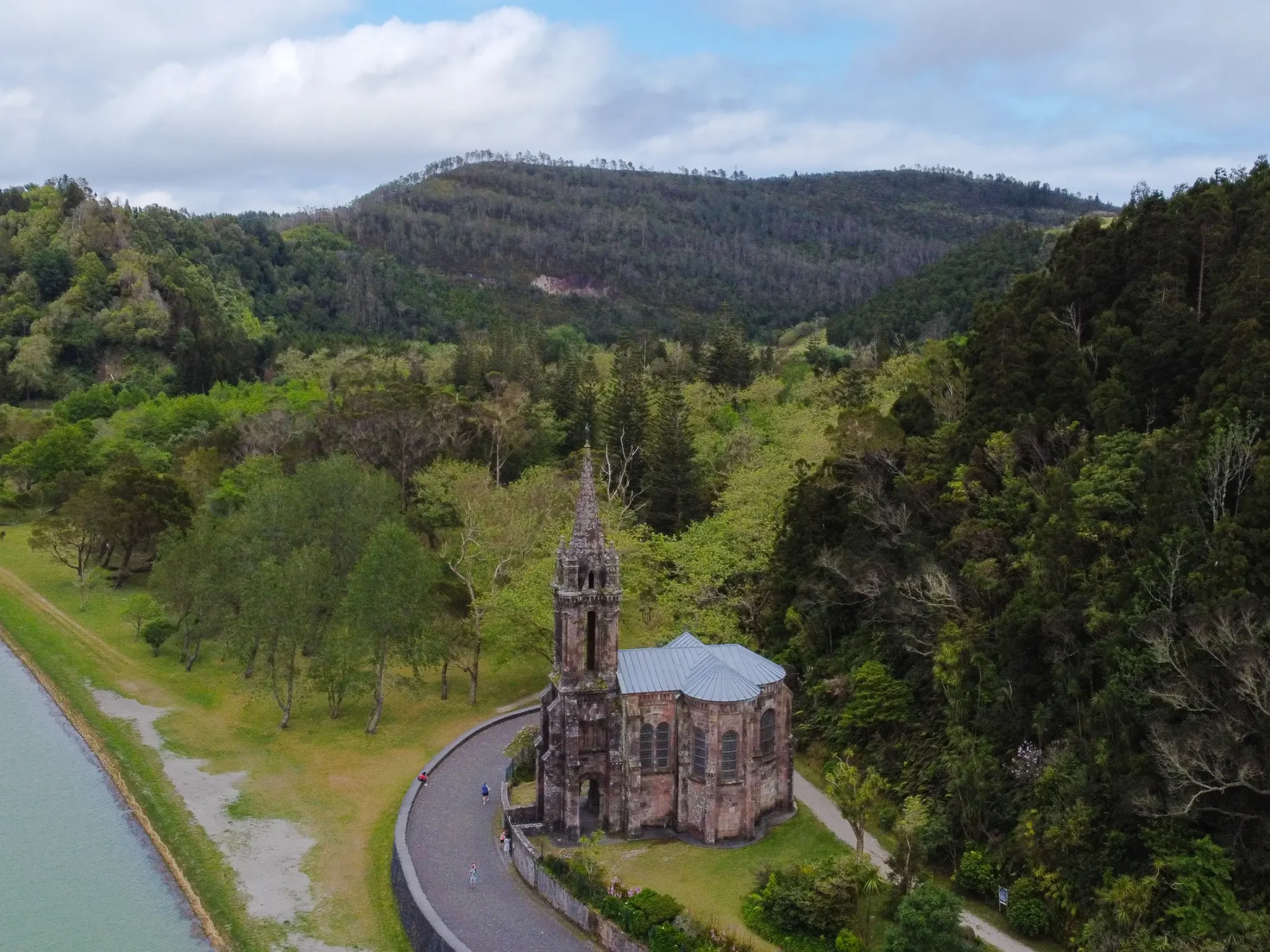 Roteiro de 5 dias em São Miguel: O melhor da ilha verde dos Açores (+mapa) 35 Capela da Nossa Senhora das Vitórias vista de cima