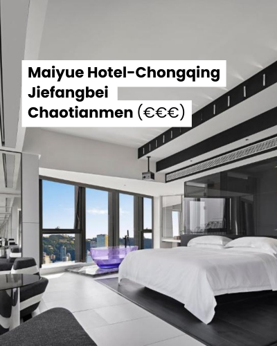 Roteiro de Chongqing: 12 coisas para fazer na cidade cyberpunk da China (+mapa) 13 Maiyue Hotel-Chongqing Jiefangbei Chaotianmen