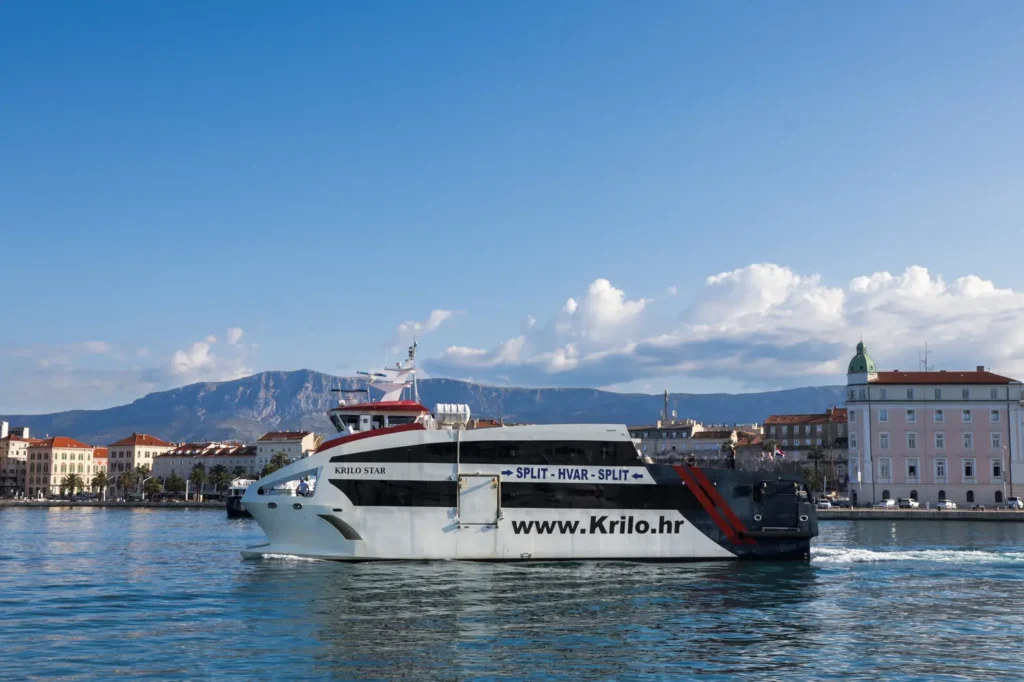 How to get to Hvar from Split the easy way (with or without a car) 2 Ferry leaving Split to Hvar