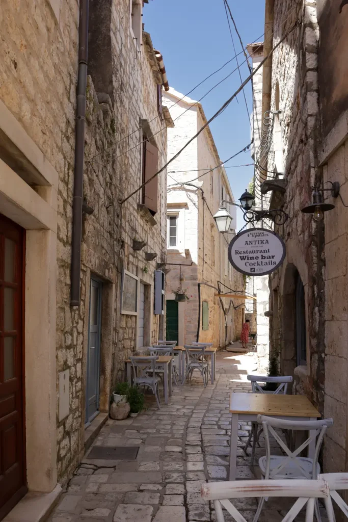 How to get to Hvar from Split the easy way (with or without a car) 4 Stari Grad after arriving from the ferry from Split 9