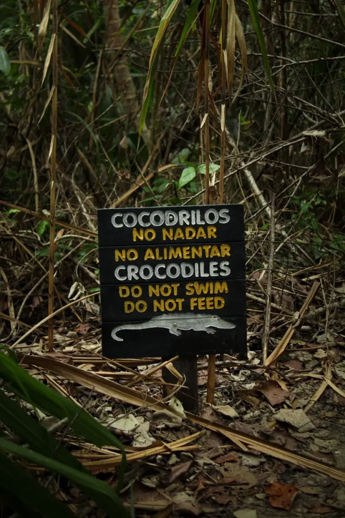 Guia do Parque Nacional Cahuita: tudo o que precisam saber 4 Aviso no Parque Nacional Cahuita