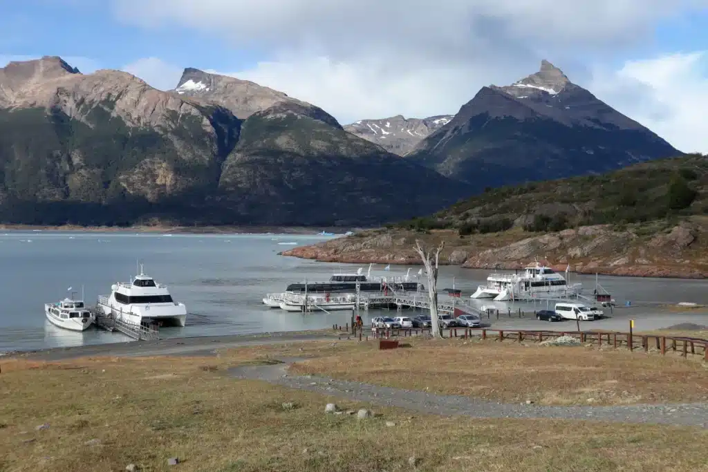 Walking on a glacier in Patagonia: my honest Perito Moreno mini trekking review 13 Bajo Las Sombras Port at Los Glaciares National Park