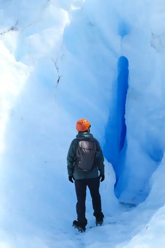 Walking on a glacier in Patagonia: my honest Perito Moreno mini trekking review 1 Ice cave at Perito Moreno glacier